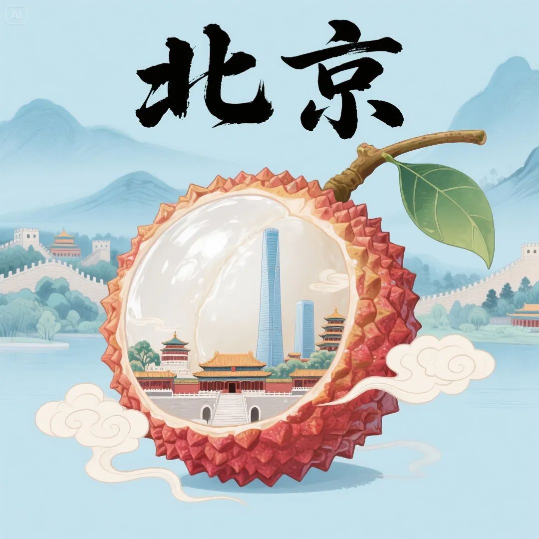 教程|在荔枝中“种”下城市风光,这一口果肉属实太诱人!