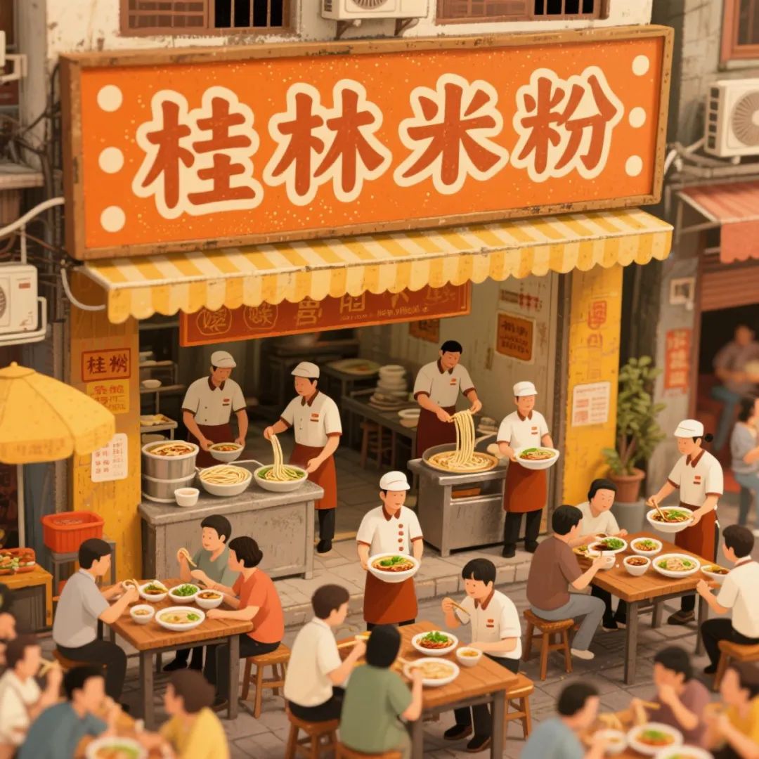 绝了!即梦AI一键生成微缩景观「热门小吃店」,手把手教学(付提示词)